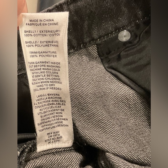 Avec Les FILLES Jeans black Leather Panel pants Sz 28 / US 6 NWT - Picture 6 of 11